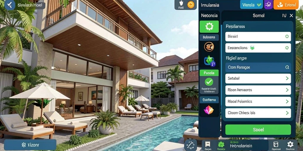 Tampilan grafik yang memukau dari dunia 5RT.