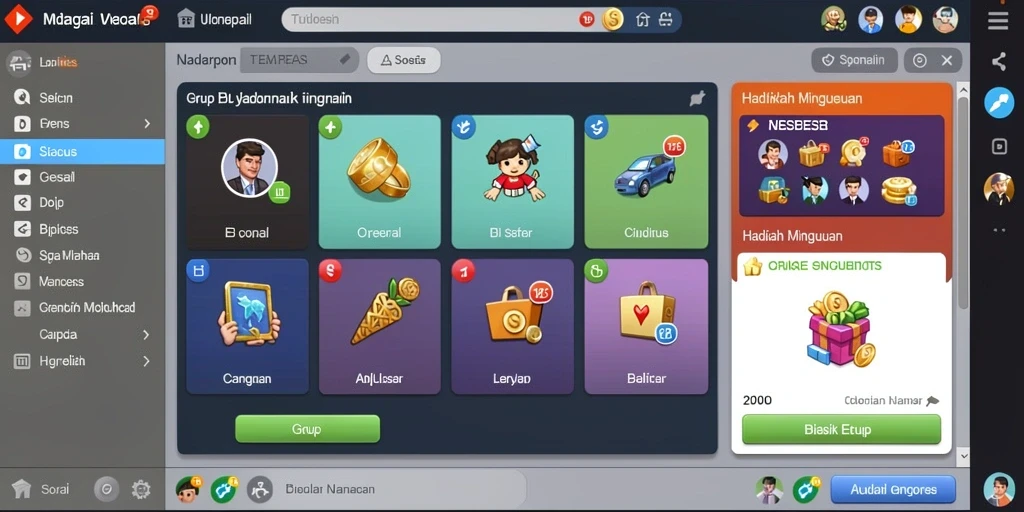 Tampilan menu utama CIPIT88 yang menarik dan mudah dinavigasi.