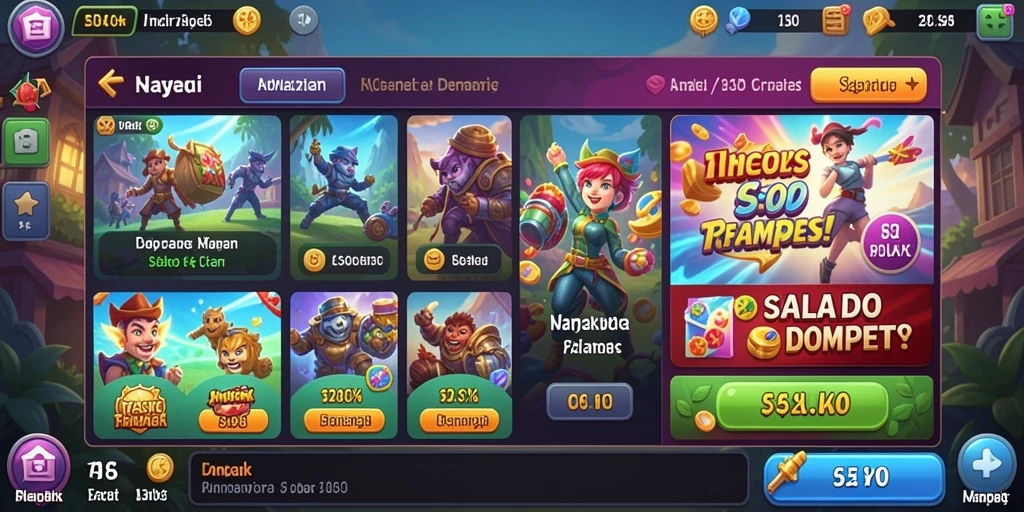 Tampilan antarmuka yang intuitif dan menarik.