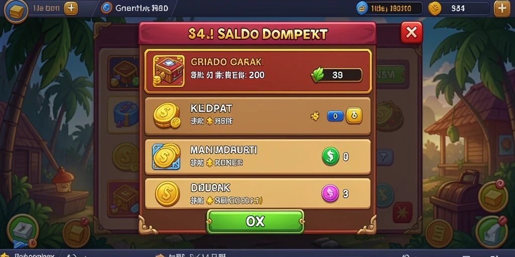 Tampilan awal game HOKIHOKI yang menarik.