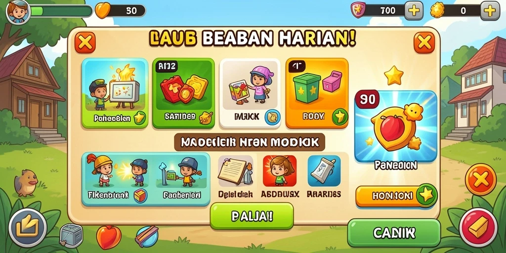 Tampilan antarmuka yang bersih dan modern.