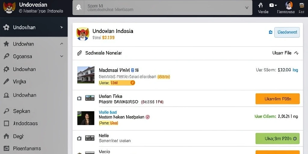 Tampilan antarmuka yang intuitif.