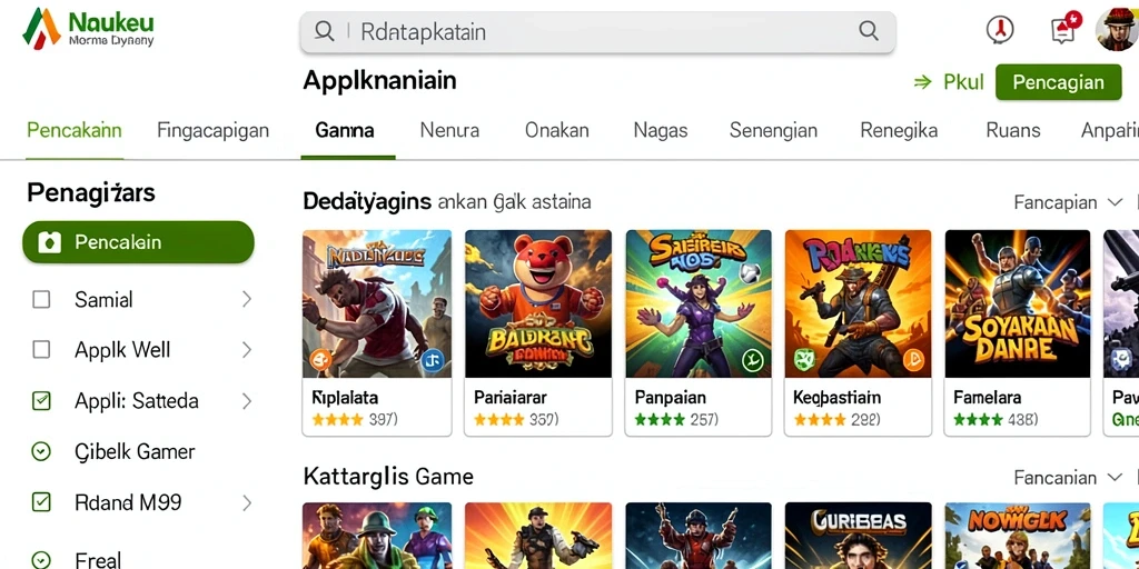 Tampilan antarmuka yang user-friendly dan menarik.