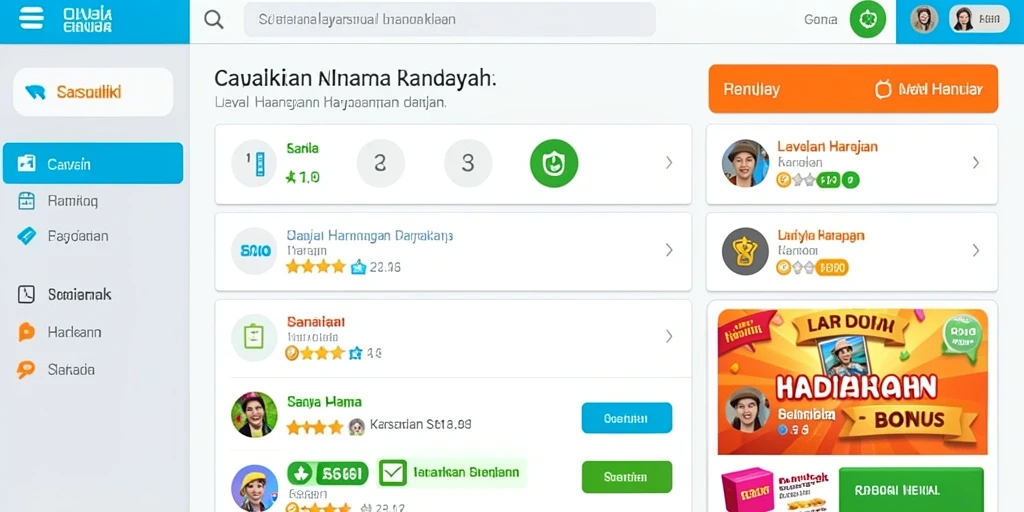 Tampilan antarmuka RUDALTOTO yang sederhana dan menarik.
